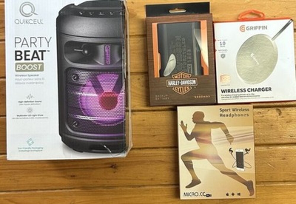 Electronic Bundle Party Beat Speaker , Smart Wireless Headphones, And More